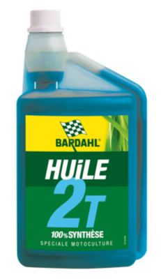 Bidon huile 2 temps Bardahl 1L spéciale motoculture - Bardahl