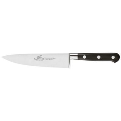 Lion Sabatier Couteau De Cuisine Idéal 15 Cm Forgé Rivets Noirs