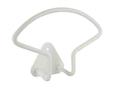 Patère murale filaire arc Cime L. 17,8 cm, acier blanc