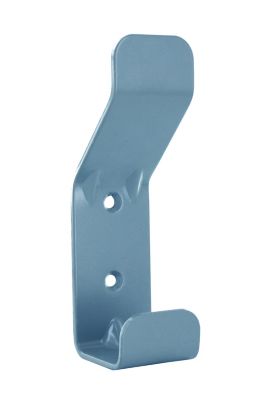 Patère en métal à fixer bleu Cime École 1 tête