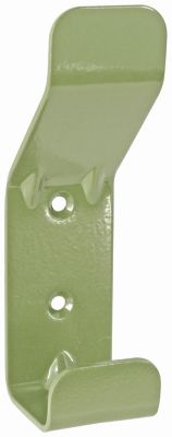 Patère en métal à fixer vert Cime École 1 tête