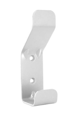 Patère 1 tête à visser Cime Ecole blanc