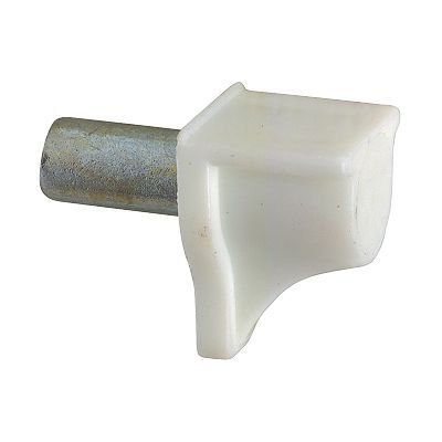 Lot de 8 taquets d'étagère à enfoncer Contractor Ø 5 mm, blanc