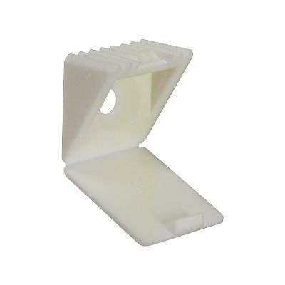 Lot de 8 taquets d'étagère à visser Contractor H. 18 cm blanc