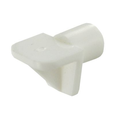 24 taquets à enfoncer plastique blanc ø6 mm