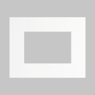 Passe-partout blanc l.13 x H.19cm / l.9 x H.13cm