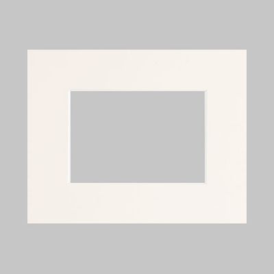 Passe-partout blanc cassé épais l.30 x H.40 cm / l.18 x H.24 cm