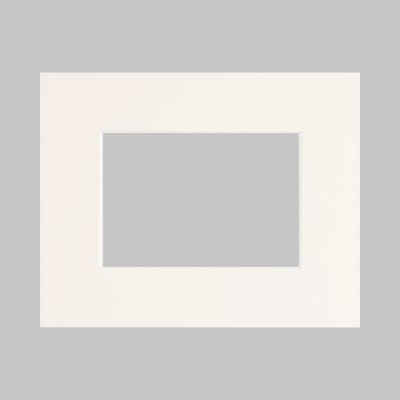 Passe-partout blanc cassé épais l.30 x H.40 cm / l.20 x H.30 cm