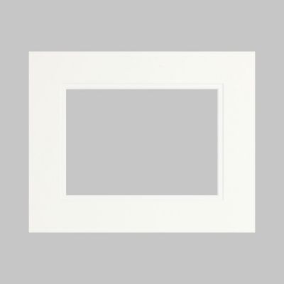 Passe-partout double blanc cassé l.30 x H.40 cm / l.20 x H.30 cm