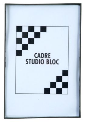 Cadre photo noir Gallery l.24 x H.30 cm