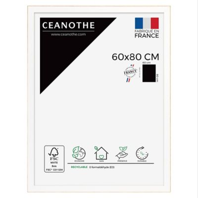 Cadre Newton blanc 50 x 80 cm Ceanothe