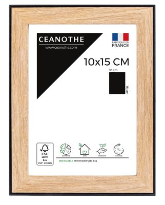 Cadre Newton noir l.10 x H.15 cm Ceanothe