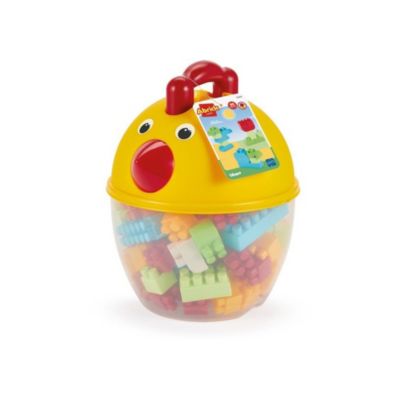Briques de construction Ecoiffier Abrick baril poule 90 briques multicolores 18 mois