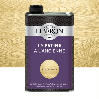 Patine à l'ancienne brillant incolore Libéron 500ml