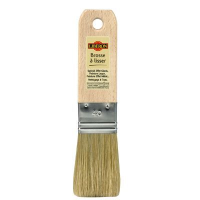 Brosse à lisser Libéron largeur 4 cm pour peintures décoratives pour meubles