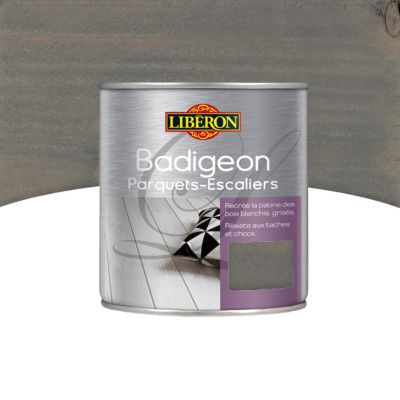 Badigeon parquet et escalier Libéron hiver à Oslo satin 0,75L