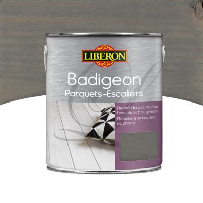 Badigeon parquet et escalier Libéron hiver à Oslo satin 2L