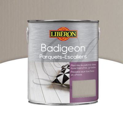 Badigeon parquet et escalier Libéron chanvre satin 2L
