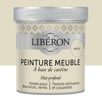 Peinture à base de caséine meubles Libéron argile mat 500ml