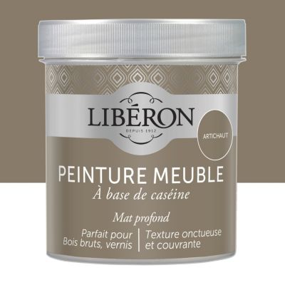 Peinture à base de caséine meubles Libéron artichaut mat 500ml