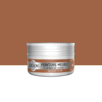 Peinture à base de caséine meubles Libéron velours ocre mat 75ml