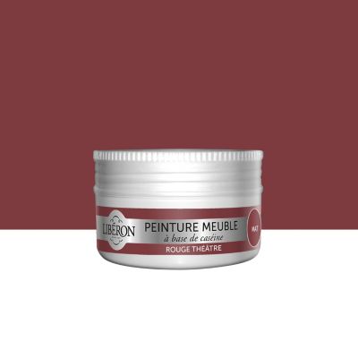 Peinture à base de caséine meubles Libéron rouge théâtre mat 75ml