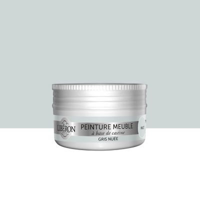 Peinture à base de caséine meubles Libéron gris nuée mat 75ml