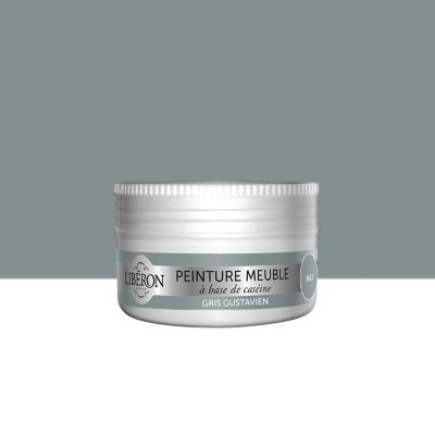 Peinture à base de caséine meubles Libéron gris gustavien mat 75ml