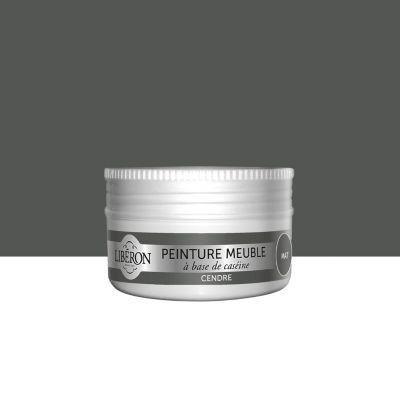 Peinture à base de caséine meubles Libéron cendre mat 75ml