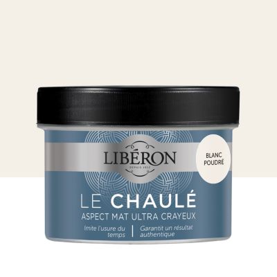 Peinture boiseries intérieur Libéron Le Chaulé blanc poudré mat 0,25L