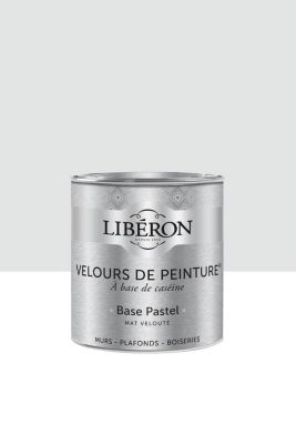 Peinture multisupport murs, plafonds et boiseries Velours de peinture blanc camélia Libéron 0,5L