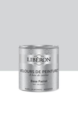 Peinture multisupport murs, plafonds et boiseries Velours de peinture blanc basilique Libéron 0,5L