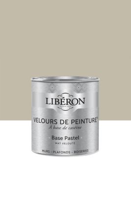 Peinture multisupport murs, plafonds et boiseries Velours de peinture beige bouillon Libéron 0,5L