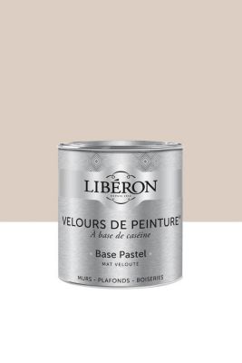 Peinture multisupport murs, plafonds et boiseries Velours de peinture rosé champenois Libéron 0,5L