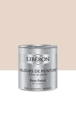 Peinture multisupport murs, plafonds et boiseries Velours de peinture beige vélin Libéron 0,5L