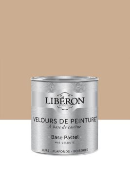Peinture multisupport murs, plafonds et boiseries Velours de peinture beige confiture de lait Libéro