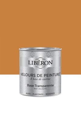 Peinture multisupport murs, plafonds et boiseries Velours de peinture orange orangette Libéron 0,5L