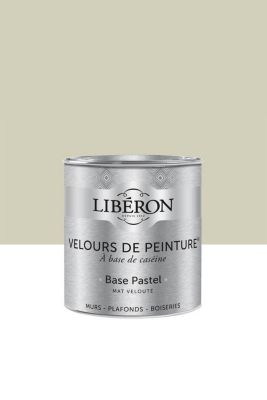 Peinture multisupport murs, plafonds et boiseries Velours de peinture blanc ecru brut Libéron 0,5L