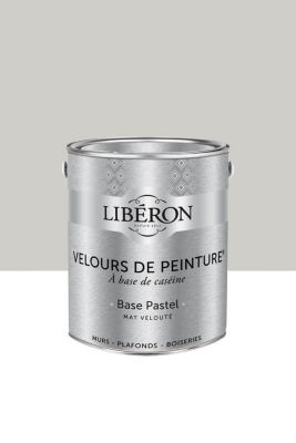 Peinture multisupport murs, plafonds et boiseries Velours de peinture vert crème d'artichaut Libéron