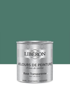 Peinture multisupport murs, plafonds et boiseries Velours de peinture vert feuille d'acanthe Libéron