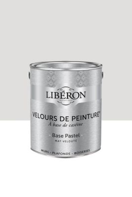 Peinture multisupport murs, plafonds et boiseries Velours de peinture blanc pâtisson Libéron 2,5L
