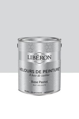 Peinture multisupport murs, plafonds et boiseries Velours de peinture blanc etretat Libéron 2,5L