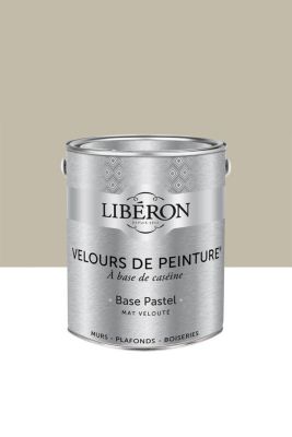 Peinture multisupport murs, plafonds et boiseries Velours de peinture beige bouillon Libéron 2,5L
