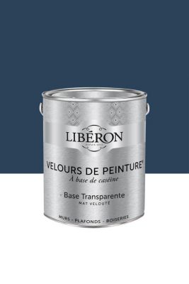 Peinture multisupport murs, plafonds et boiseries Velours de peinture bleu vintimille Libéron 2,5L