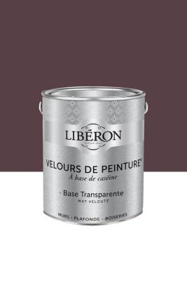 Peinture multisupport murs, plafonds et boiseries Velours de peinture rouge coq au vin Libéron 2,5L