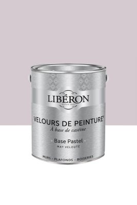 Peinture multisupport murs, plafonds et boiseries Velours de peinture rose popeline Libéron 2,5L