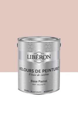 Peinture multisupport murs, plafonds et boiseries Velours de peinture rose froufrou Libéron 2,5L