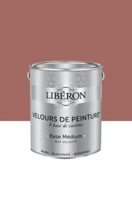 Peinture multisupport murs, plafonds et boiseries Velours de peinture rose praliné rose Libéron 2,5L