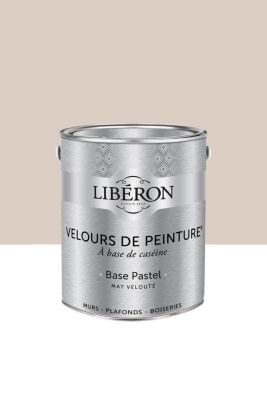 Peinture multisupport murs, plafonds et boiseries Velours de peinture rosé champenois Libéron 2,5L
