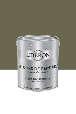 Peinture multisupport murs, plafonds et boiseries Velours de peinture vert bocage Libéron 2,5L